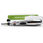 NEW Electric Acupuncture Meridian Energy Massage Pen Laser Beauty Care Pen + 3 Heads Beauty Device[19002]