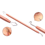 New 6 Pcs Blackhead Acne Removal Extractor Stainless Blemish Whitehead Makeup Beauty Tools [19006]
