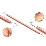 New 6 Pcs Blackhead Acne Removal Extractor Stainless Blemish Whitehead Makeup Beauty Tools [19006]