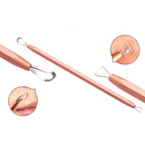 New 6 Pcs Blackhead Acne Removal Extractor Stainless Blemish Whitehead Makeup Beauty Tools [19006]