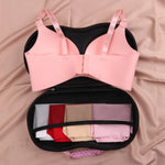 Travel laundry wash underwear bag bra case with EVA beauty tool [19018]