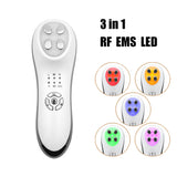 3-In-1 RF Ultrasonic EMS Skin Rejuvenation Machine LED Therapy Beauty Device[885]
