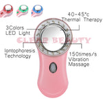 Promotions 3 In 1 charging Photon LED Light Therapy Skin Lifting Facial Ultrasonic Beauty Device [836N]