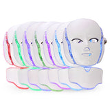 7 Colors LED Mask Photon Facial Neck Skin Rejuvenation Therapy Reduces Wrinkles[602]