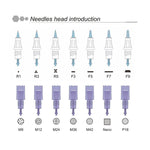 Tattoo Needle Cartridges For Artmex Permanent Makeup Tattoo Machine [666]