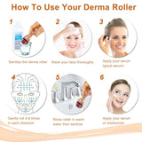 Promotions Derma Roller 540 Needles Micro-Needles (2 Pack - 0.5mm / 1.0mm) [097]