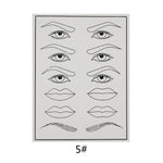 Beauty Tool Permanent 3D Makeup Eyebrow Lips Tattoo Practice Skin Training Tool [720]