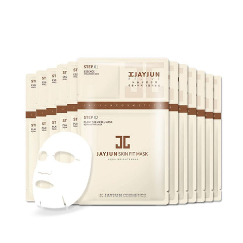 [ Jayjun ] Facial Mask 3 Steps Skin Fit Mask Korean Cosmetic 10pcs/Pack  [763]