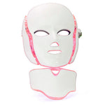 7 Colors LED Mask Photon Facial Neck Skin Rejuvenation Therapy Reduces Wrinkles[602]