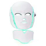 7 Colors LED Mask Photon Facial Neck Skin Rejuvenation Therapy Reduces Wrinkles[602]