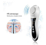 Promotions Facial Hot&Cold Hammer Ion Therapy Vibration Skin Care Beauty Device [889]