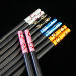 New Family Use Chopsticks Stainless Steel Chopsticks Alloy Chopsticks 5 pairs  [H082]