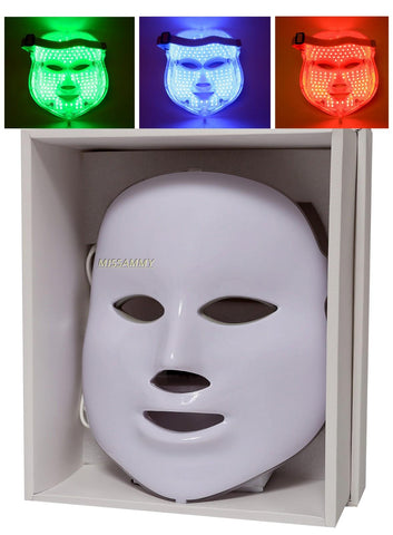 3 Color LED Mask Skin Rejuvenation Beauty Photodynamic Anti Acne [176]