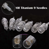 10 Pcs 9 12Pin Titanium Needle Cartridges For Derma Pen Dr Pen M5 M7 N2 [105]