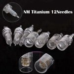 10 Pcs 9 12Pin Titanium Needle Cartridges For Derma Pen Dr Pen M5 M7 N2 [105]