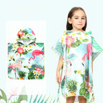 New Beach swimming cloak bathrobe children's quick-drying hooded cartoon beach towel [19016]