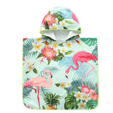 New Beach swimming cloak bathrobe children's quick-drying hooded cartoon beach towel [19016]