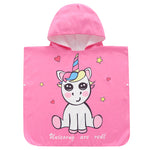 New Beach swimming cloak bathrobe children's quick-drying hooded cartoon beach towel [19016]
