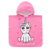 New Beach swimming cloak bathrobe children's quick-drying hooded cartoon beach towel [19016]