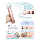 Facial Pore Cleaner Cleanser Face Blackhead Pimple Acne Suction Remover Beauty Device[686]