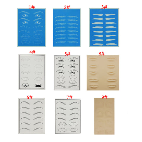 Beauty Tool Permanent 3D Makeup Eyebrow Lips Tattoo Practice Skin Training Tool [720]