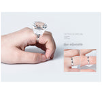 Ink Pigment Holder Adjustable Crystal Cup Ring Tattoo [728]