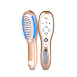 Electric Rechargeable Multi-functional Vibration Hair  Comb Beauty Device [833]