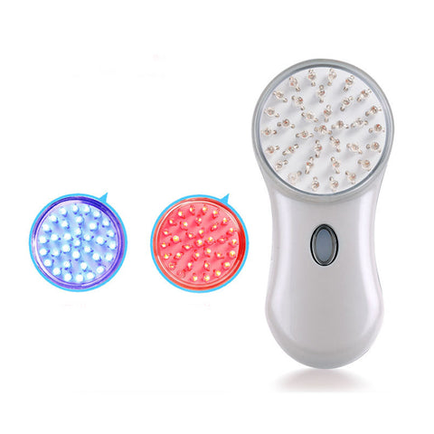 Electric Red/Blue LED Light Facial Acne Removal Whiten Skin Beauty Device [837]