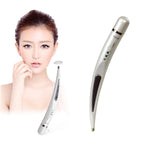Replaceable Head Wrinkle Dark Circle Removal Sonic Vibration Eyes Pen Beauty Device [847]