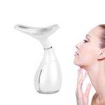Rechargeable LED Vibration Neck Wrinkle Reduce Double Chin Remove Beauty Device [865]