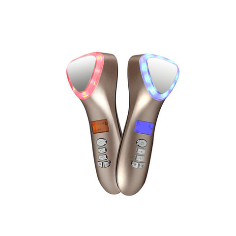 Rechargeable Cold & Hot Sound Wave LED Light Anti-Wrinkle Skin Care Beauty Device[869]