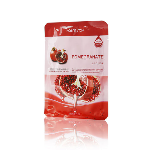 [ Farm Stay ] Korean Facial Mask Sheet Pomegranate Mask 10pcs/pack [875]