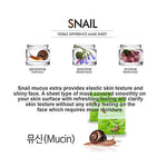 [ Farm Stay ] Korean Deep Moisturizing Rich Snail Mucin Visible  Facial Mask 10 pcs/Packs [876]
