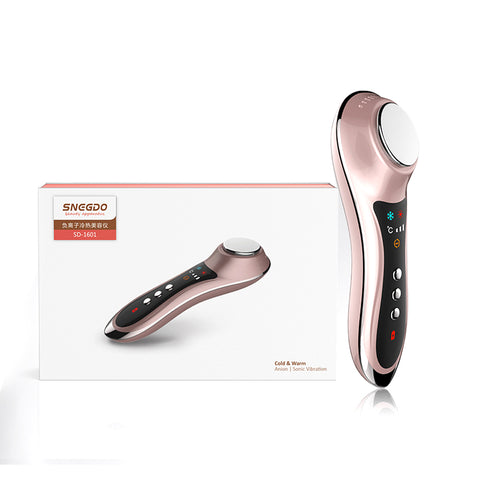 Promotions Facial Hot&Cold Hammer Ion Therapy Vibration Skin Care Beauty Device [889]