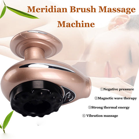 Promotions Beauty Device Scraping Instrument Magnetic Wave Therapy Meridian Brush[911]