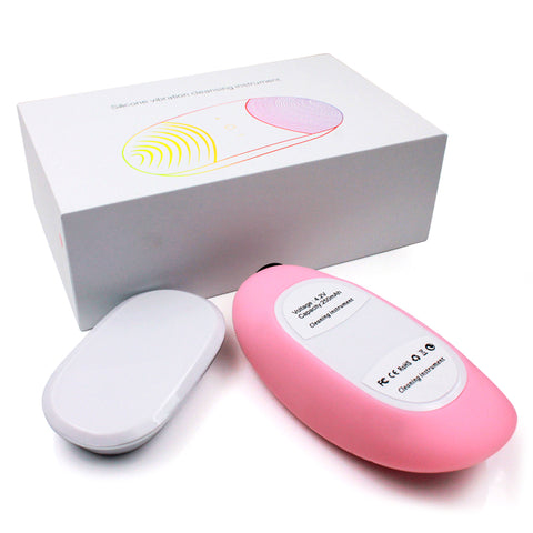 Beauty Device Vibration Deep Clean Skin Soft Silicone Waterproof Facial Brush [961]