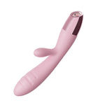 Auto Heating G-Spot Vibrator Rabbit Dildo Stimulate Clitoral Female Sexy Adult Toy[976]