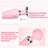 2 Heads G-Spot Vibrator Rabbit Ear Dildo Stimulate Clitoral Female Sexy Adult Toy[978]