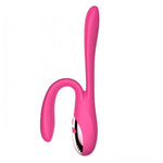 Double Motor Arbitrarily Silicone Rabbit Vibrators Waterproof G-Spot Sex Adult Toy[983]