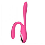 Double Motor Arbitrarily Silicone Rabbit Vibrators Waterproof G-Spot Sex Adult Toy[983]