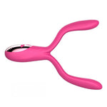 Double Motor Arbitrarily Silicone Rabbit Vibrators Waterproof G-Spot Sex Adult Toy[983]