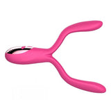 Double Motor Arbitrarily Silicone Rabbit Vibrators Waterproof G-Spot Sex Adult Toy[983]