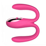 Double Motor Arbitrarily Silicone Rabbit Vibrators Waterproof G-Spot Sex Adult Toy[983]