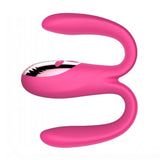 Double Motor Arbitrarily Silicone Rabbit Vibrators Waterproof G-Spot Sex Adult Toy[983]