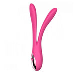 Double Motor Arbitrarily Silicone Rabbit Vibrators Waterproof G-Spot Sex Adult Toy[983]