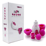 5 In 1 Vibrator Mouth Blowing Sucking Licking Shaking Massager Sex Adult Toys[988]