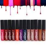 Promotions [Popfeel] Waterproof Matte Cream Liquid Lipstick Moisturize Lip Gloss 12 Pcs K-Beauty  [MZ002]