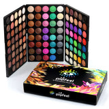 Promotions[Popfeel] 120 Colors EyeshadowPalette Makeup Kit Set +brush Make Up K-Beauty [MZ003]