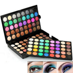 Promotions[Popfeel] 120 Colors EyeshadowPalette Makeup Kit Set +brush Make Up K-Beauty [MZ003]