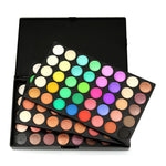 Promotions[Popfeel] 120 Colors EyeshadowPalette Makeup Kit Set +brush Make Up K-Beauty [MZ003]